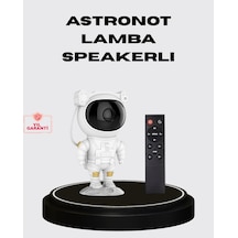 Hubrendy Tekno 8 Efektli Astronot Galaxy Projektör Uzaktan Kumandalı Led Gece Lambası