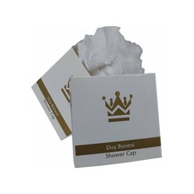 100 Adet Kutulu Saç Duş Bonesi Tek Kullanımlık Plastik Naylon Bone