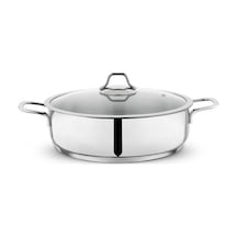 Schafer Held 28 Cm Basık Çelik Tencere Inox