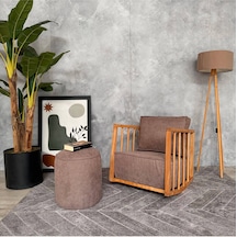 Sallanan Koyu Kahve Koltuk