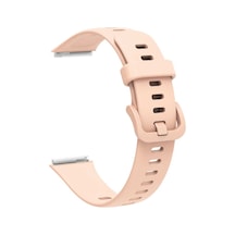 Lexroo Huawei Band 7 Krd-71 Silikon Kordon - Pembe Açık