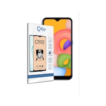 Samsung Galaxy M01 ile Uyumlu Tam Kaplayan Esnek Nano Mat Seramik Ekran Koruyucu