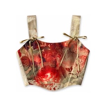 L'aura Corset Lal Bayan Korse Büstiyer Kırmızı