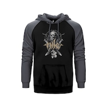 Nile Legacy Of The Catacombs Gri Reglan Kol Kapşonlu Sweatshirt Gri