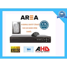 4 Kanal 2Mp 1080 Full Hd H265+Plas Kayıt Cihazı 500 Gb Hdd Dahil