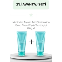 Medicube Azelaic Acid Niacinamide Deep Clean Köpük Temizleyici 120g İkili Set
