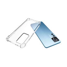 Xiaomi Mi 12t Kılıf Köşe Korumalı Şeffaf Jelly Premium Silikon Kapak Şeffaf
