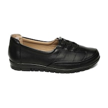 Bestello Bağcıklı Termo Taban Comfort 018-m180-25k Kadın Ayakkabı Siyah