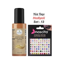 Vücut Losyonu Simli 125 Ml & Yüz Taşı Hediyeli-13