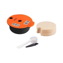 ICafilas Yeniden Kullanılabilir Filtre 50 Filtre Kağıdı 180ml Turuncu