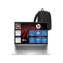 HP ProBook 4 G1AH CV0E6ATF30 Ryzen 5 220Z 64 GB 4 TB SSD Radeon 740M 14'' Freedos Wuxga Dizüstü Bilgisayar + Zetta Çanta