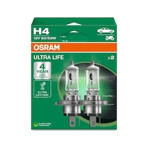 Osram Ampul H4 Ult 60/55w 12v P43t5x2trqr2b Ultralife - Osr 64193ult-2hb