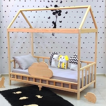 Markaawm Markaawm Montessori Yatak Bulut Karyola 90X190 Ahşap Yatak Akçaağaç