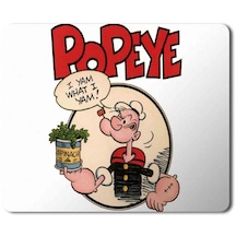 Popeye Temel Reis Ispanak Baskılı Mousepad Mouse Pad