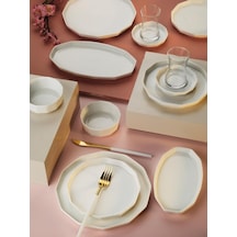 Aryıldız Ar248904 Sc Amber White Kahvaltı Takımı 32 Parça Beyaz