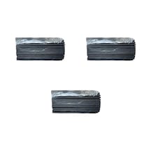 Dökme Kalın Kokteyl Buzlu İçecek Pipet - Düz - Siyah - 22 Cm. - 8 Mm. -100 Adetlik 3 Paket Siyah