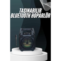 Yeni Nesil Bluetooth Hoparlör Usb Tf Kart Girişli Çoklu Bağlantı - Lisinya