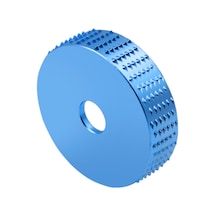 Moveevo Ahşap Taşlama İçin 75mm Açısal Fırçalarla Kullanılamak Üzere 45 Çelik Sert Dairesel Taşlama Diski - Mavi