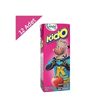 Pınar Kido Çilekli Süt 180 Ml X 12 Adet