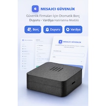 Mesajcı Güvenlik Otomatik Borç, Duyuru Ve Vardiya Hatırlatma Modülü