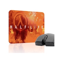 Half Life Kaymaz Dikişli Kauçuk Oyuncu Mousepad V5 - 22x18 Gaming Mouse Pad Fare Altlığı