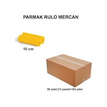 Parmak Rulo Mercan 10 Cm İki Adet Paket, 100 Adet