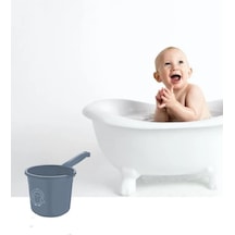 Flosoft Bebek Banyo Maşrapası, Uzun Saplı Oluklu Çok Amaçlı Maşrapa 1,5 Litre 001