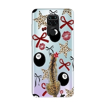 Xiaomi Redmi Note 9 Yumuşak Desen303 Çok Renkli