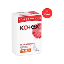 Kotex Ultra Normal Hijyenik Ped 24'lü X 12 Paket Toplam 288 Ped Süper Ekonomik Avantaj Paketi