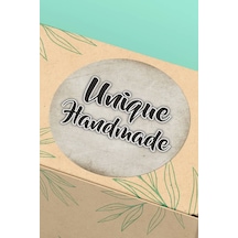 Unique Handmade Gri Eskitme Sticker 3x3cm St2353 Çok Renkli