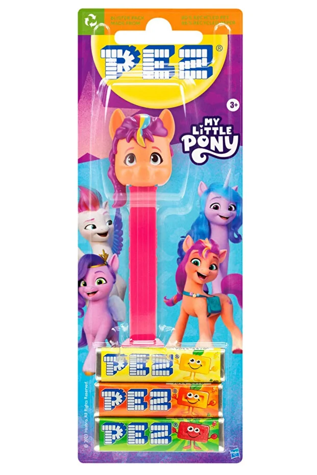 Pez Dispenser My Little Pony Sunny Meyve Aromalı Şekerleme Makinesi Ve Şekerleme Yedekleri