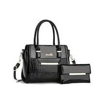 Willowhaven Klasik Hayvan Desenli Fermuarlı Kadın Tote Çanta 01 - Çok Renkli Çok Renkli