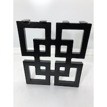Aluminyumdokumcu Kütük Masa Ayak -Puzle Damalı Ayak