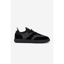 Valmenti Erkek Deri & Tekstil Siyah Sneakers & Spor Ayakkabı 698 1149-4 Erk Ayk Sk24-25 Sıyah Trıko Siyah