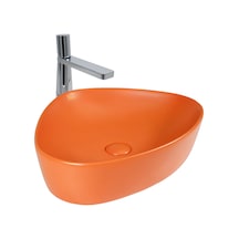 Paluci Doğa Multi Matt Orange Çanak Lavabo Sırlı