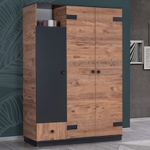 setaymobilya Gardırop, Milas Genç Odası, Milas 3 Kapaklı Dolap - Setay