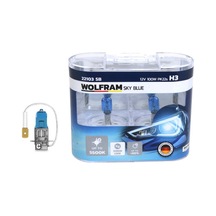 Techmrt Ampul 12v H3 100 Pk22s Sky Blue Beyaz Işık