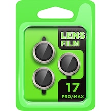İphone 17 Pro Raze Metal Kamera Lens - Gri