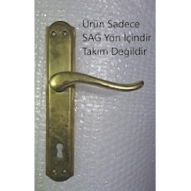 Pimador Pirinç Oda Kapı Kolu Oval Sarı - Sağ Yön Diğer