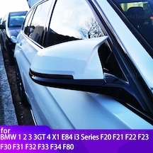 Parlak Beyaz-2x M Tarzı Dikiz Aynası Kapağı Kapağı Beyaz Siyah Bmw İçin 1 2 3 3gt 4x1 E84 M2 İ3 Serisi F20 F21 F22 F23 F30 F31 F32 F33 F34 F80