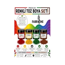Toz Mum Boyası Seti 10 Cc 4 Lü Soya & Parafin Wax Için Kırmızı, Sarı, Yeşil, Kahverengi Bkfab4ksrykh10g Karışık
