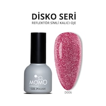 Momo Professional Disco Kalıcı Oje D006 Çingene Pembesi Reflective Flash Gel Polish 10 Ml