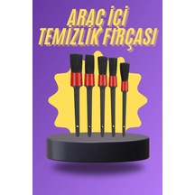 5 Parça Araç İçi Temizlik Fırçası Araç İçi-dışı Temizleme Fırça Seti Çok Renkli