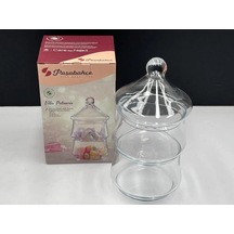 Paşabahçe Villa Patisserie Kapaklı Cam Kase Seti 870 Ml Şeffaf
