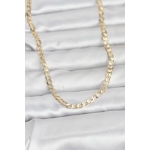 CM 14k Gold Renk Zincir Model 60 CM Kadın Kolye Tj-bko10969 Tdrtr