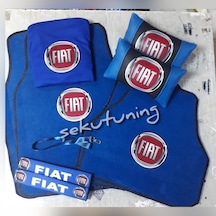 Fiat Mavı Halı Paspas,Servis Kılıf, Deri Yastık,Kemer Ayna Ipi