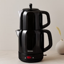 Elektrikli Çay Makinesi 2'si1 Çaycı & Kettle 1.7l/1.2l Çelik 2200w