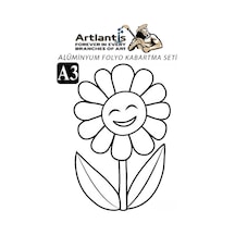 Alüminyum Folyo Kabartma Seti A3 30x40 Cm 1 Paket Aliminyum Folyo Seti Kabartma Seti Sanatsal Hobi El Becerisi Geliştir Krem