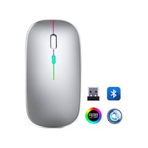 Zr215 Cba100 Rgb Gümüş Şarjlı Mouse