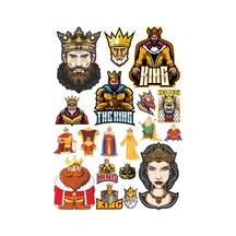 Kral Sticker Set-1 17 Parça Telefon, Tablet, Defter, Laptop Sticker